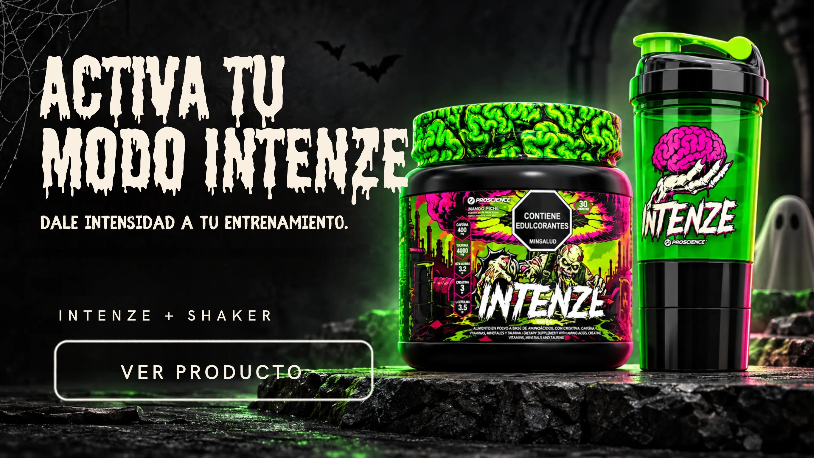 Intenze Halloween 30 servicios con shaker