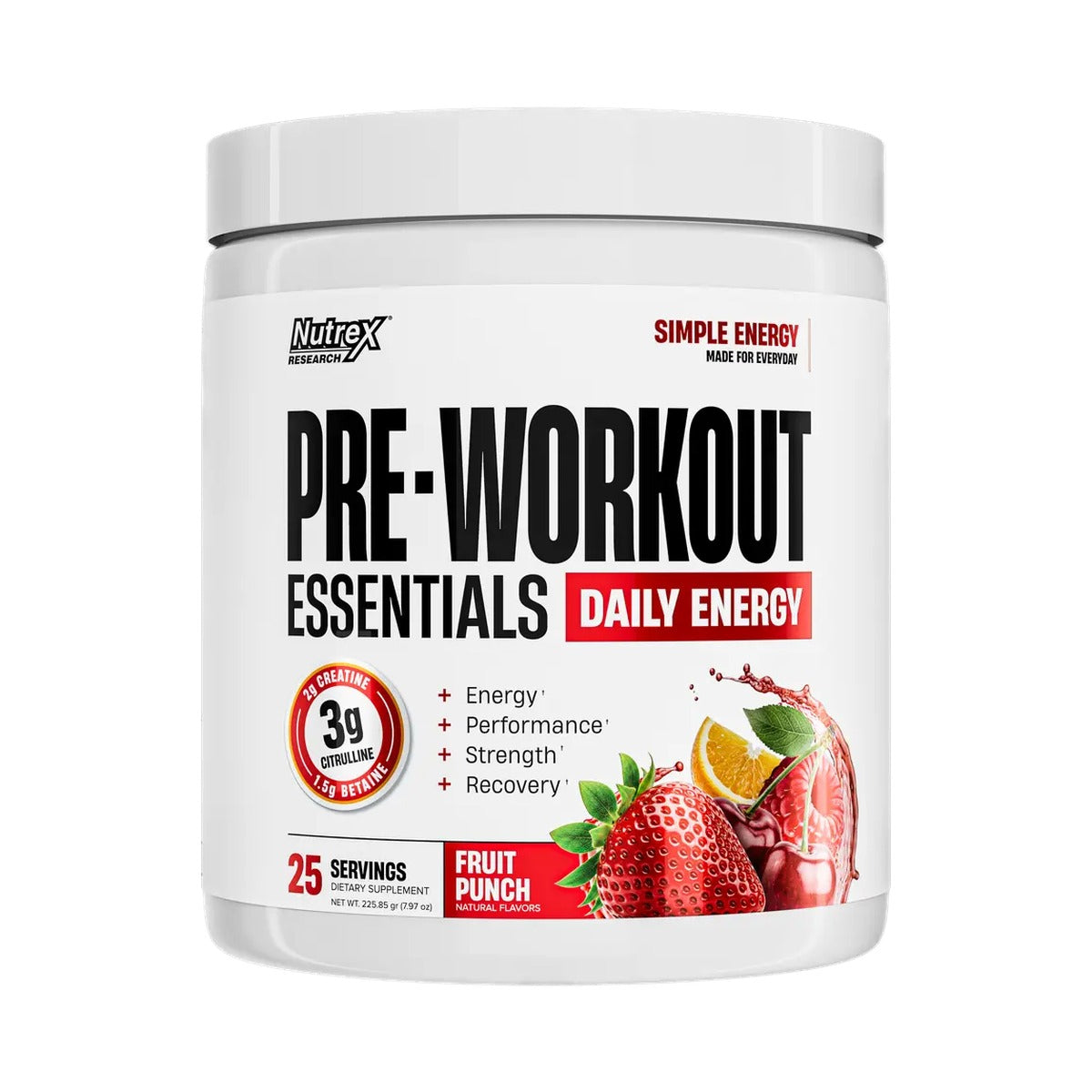 Pre-workout Essentials 25 Servicios